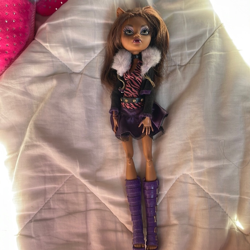 Original 2014 Used clawdeen wolf monster high doll